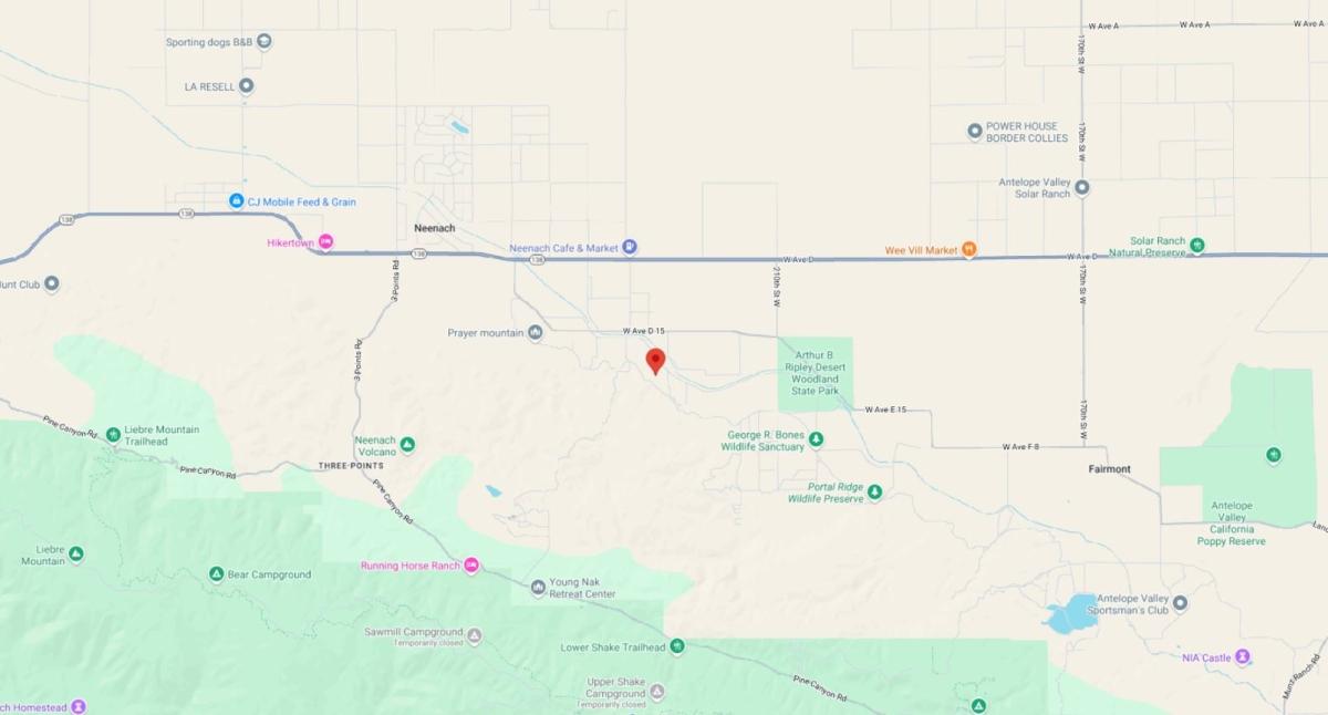  5.13 Acres for Sale in Lake Hughes, CA