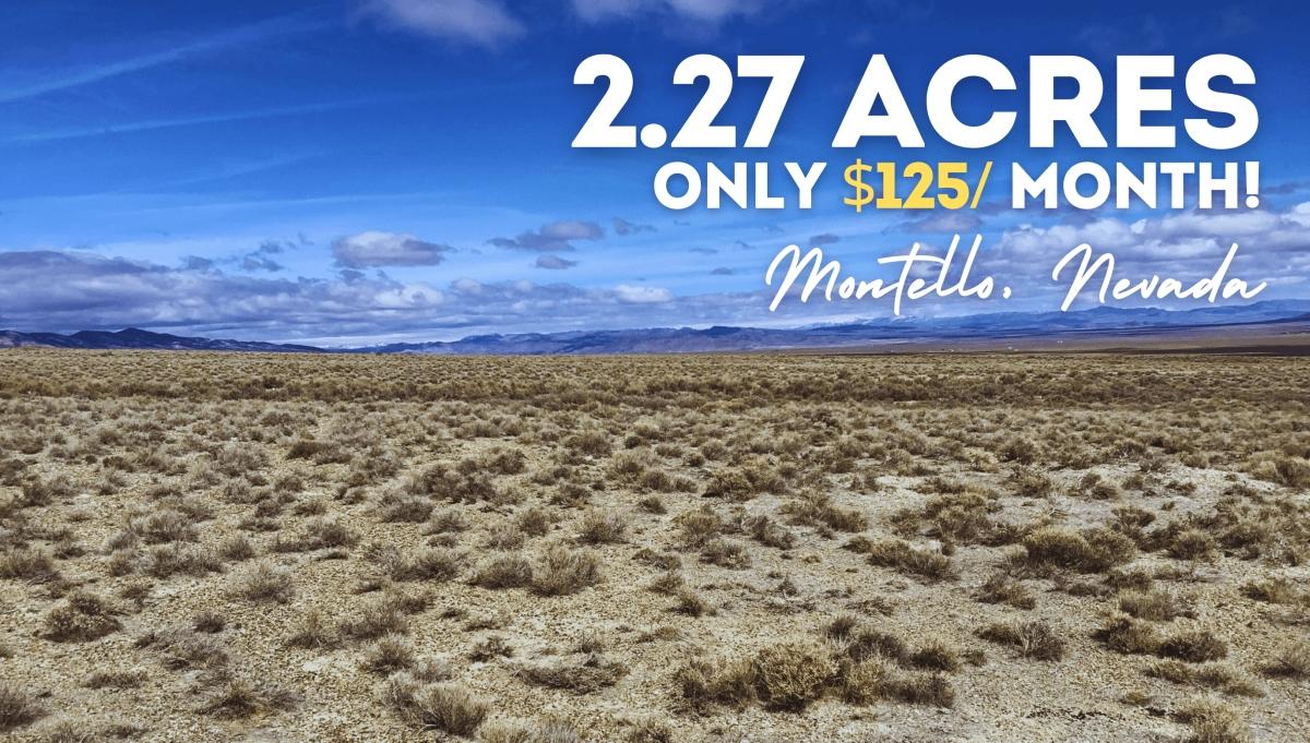 2.27 Acres for Sale in Montello, Nevada
