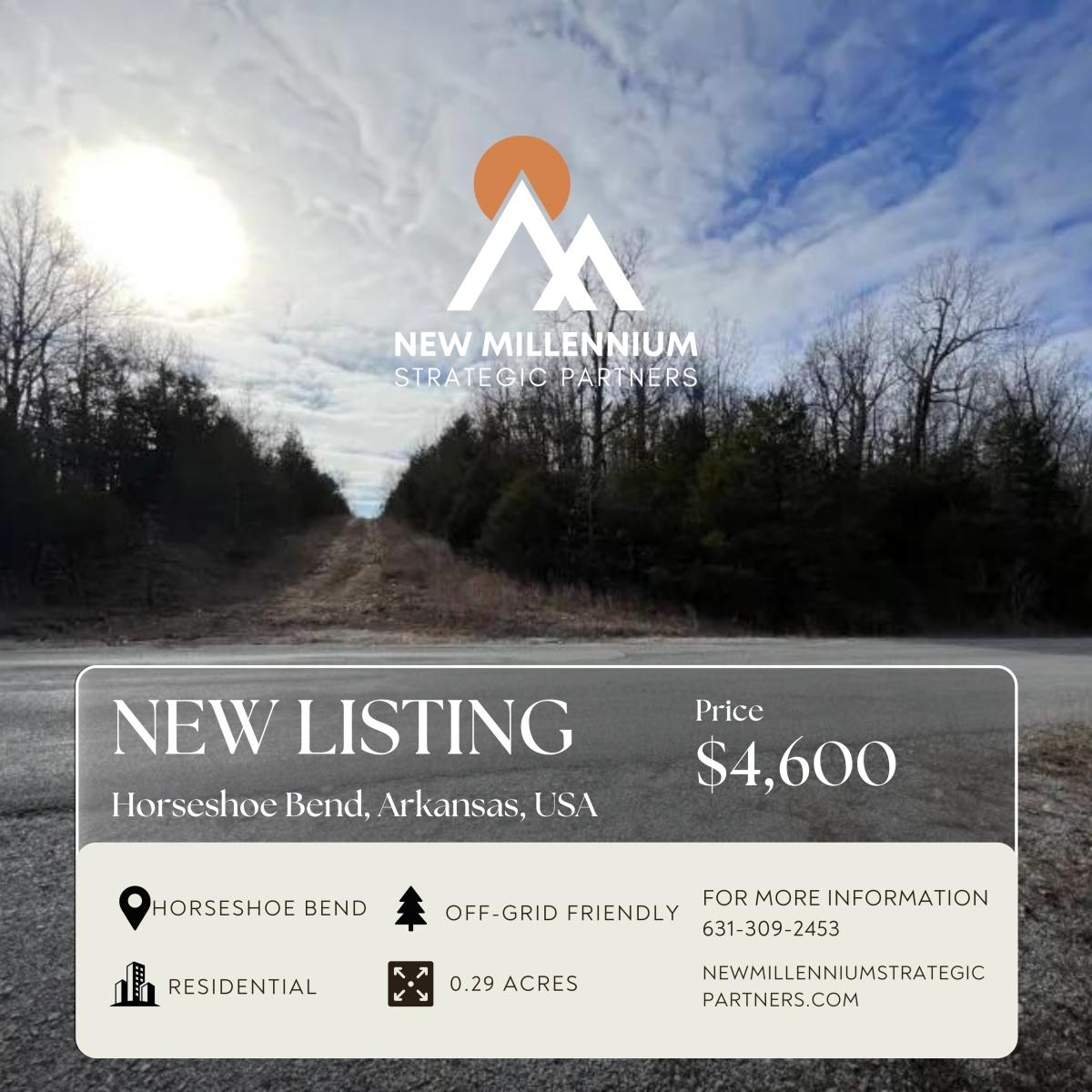 0.29 Acres for Sale in Horseshoe Bend, Arkansas