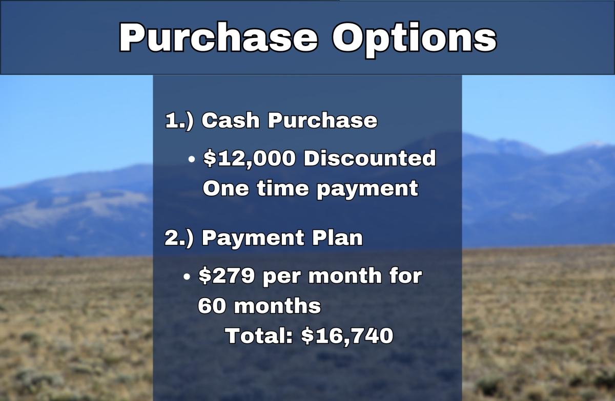 6.9 Acres for Sale in Blanca, Colorado