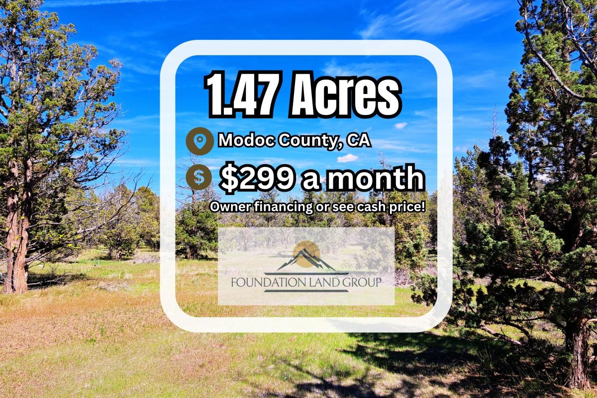 1.47 Acres for Sale in Alturas, California