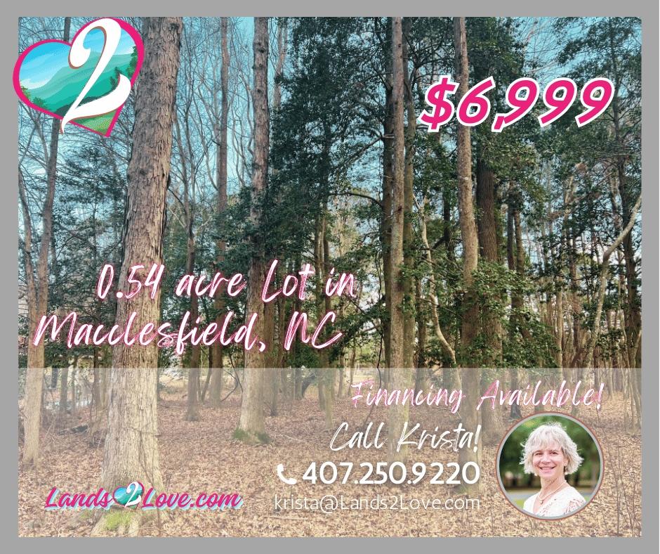 0.54 Acres for Sale in Macclesfield, North Carolina