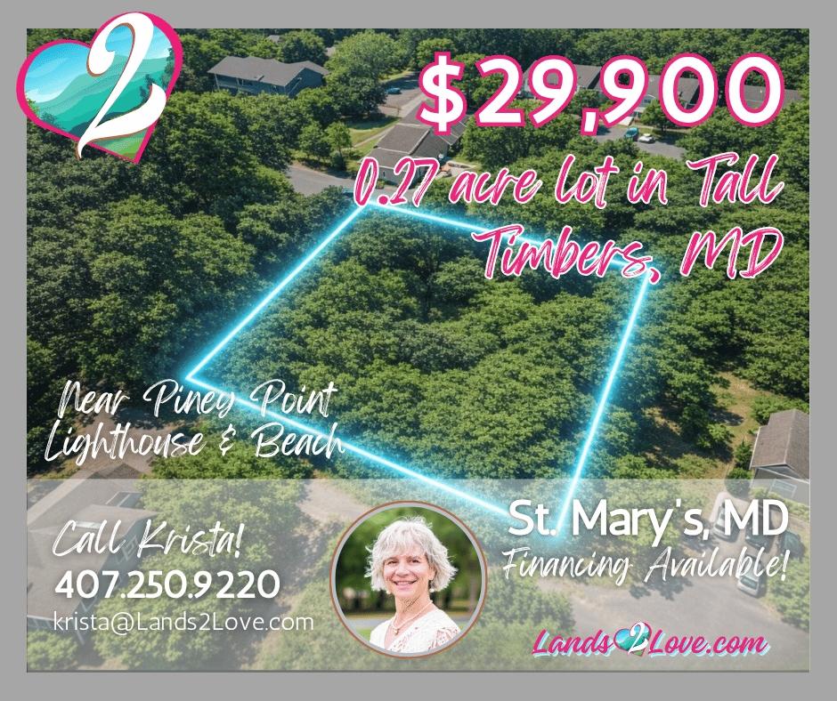 0.27 Acres for Sale in Piney Point, Maryland