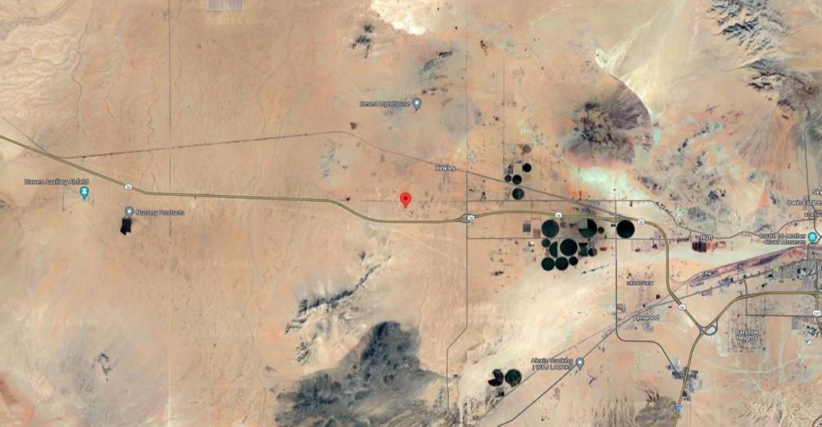 2.5 Acres for Sale in Hinkley, CA
