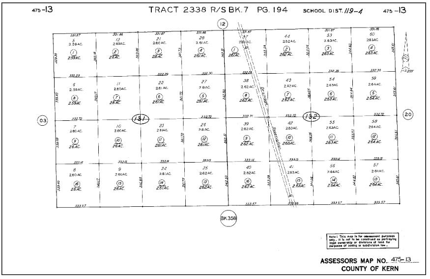 2.61 Acres for Sale in Rosamond, CA